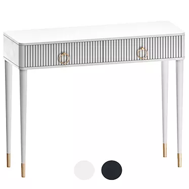 Elegant Caesar Console Table 3D model image 1 