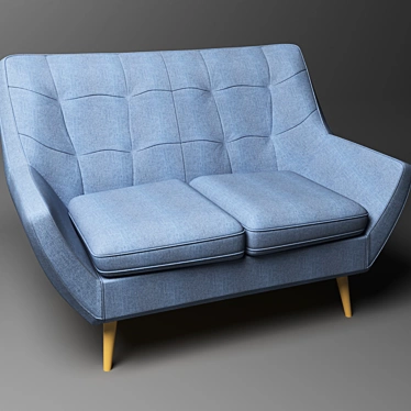 Modern Style Sofa 3D model image 1 