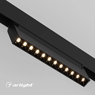 Title: Flexible Laser Track Light - MAG-ORIENT 3D model image 1 