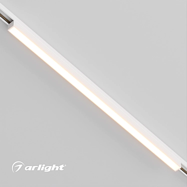 MAG-ORIENT-FLAT-L690-24W: Enhanced DALI Track Luminaire 3D model image 1 