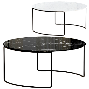 Pedrali Circuit: Modern Coffee Table 3D model image 1 