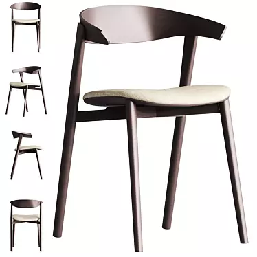 Modern Minimalist Nix 230T Chair 3D model image 1 