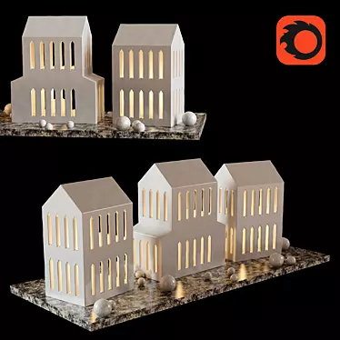 Elegant Decor Set 3D model image 1 