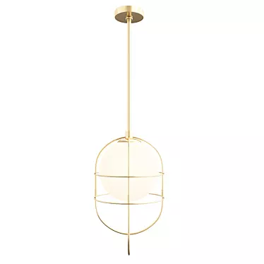 Arteriors Home Dolores Pendant 3D model image 1 