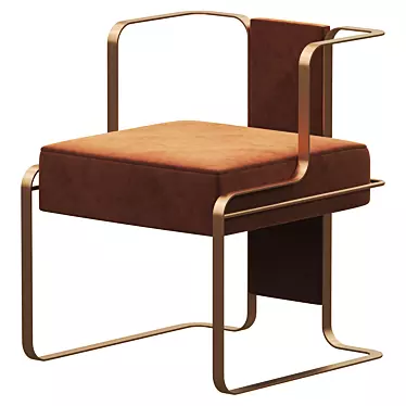 Modern Armchair for Stylish Comfort 3D model image 1 