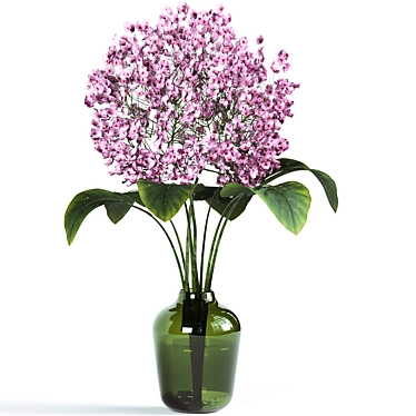 Indoor Blooms: Lush Bouquet Plant 3D model image 1 