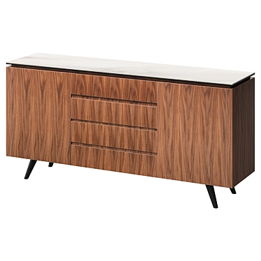 Nottingham Sideboard with Ceramic Top 3D model image 1 