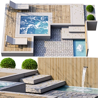 Ultimate Backyard Oasis with Pool 3D model image 1 