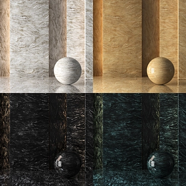 Elegant Marble Tiles for Luxury Décor 3D model image 1 