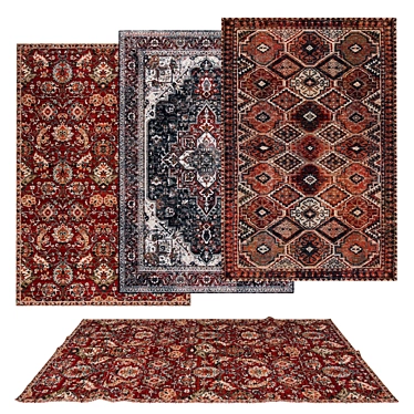 Versatile Rug Set with VRayFur 3D model image 1 