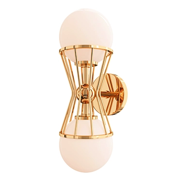 Elegant Petra Wall Sconce 3D model image 1 