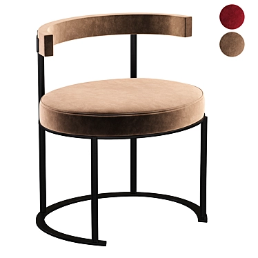 Sleek Modern Chair Giopangani 3D model image 1 