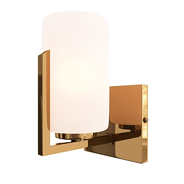 Modern Arrow Bath Sconce 3D model image 1 