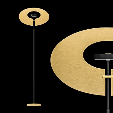 Sleek Ingara Floor Lamp 3D model image 1 