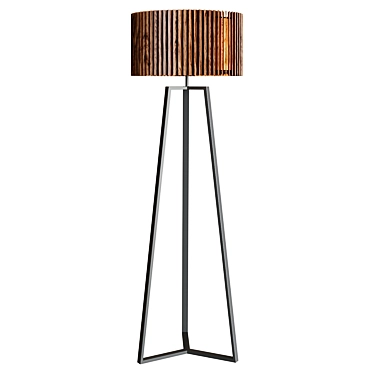 Wooddi Rotor Floor Lamp 3D model image 1 