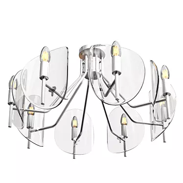 Eurosvet 60135-8: Stylish Ceiling Chandelier 3D model image 1 