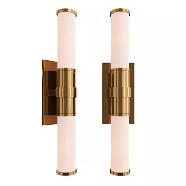 Elegant Roderick Wall Sconce 3D model image 1 