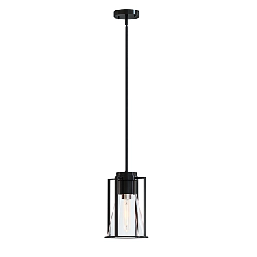 Rustic Refinery Pendant Light 3D model image 1 