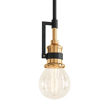 Elegant Sheldon Pendant Light 3D model image 1 