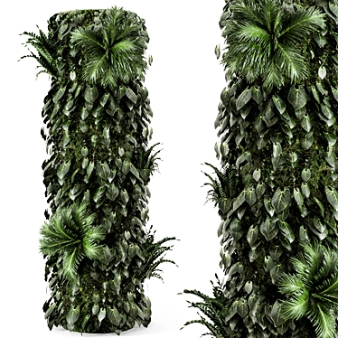 Indoor Garden 550: Vertical Plant Oasis 3D model image 1 