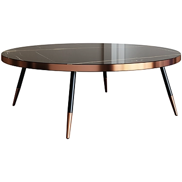 Sleek CT1015 Coffee Table 3D model image 1 