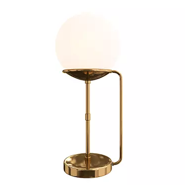 Elegant Bergamo Table Lamp 3D model image 1 