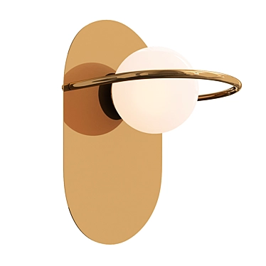 Modern Kink Light Sconce 3D model image 1 