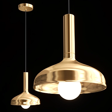 Minimalistic Lucio Pendant Light 3D model image 1 