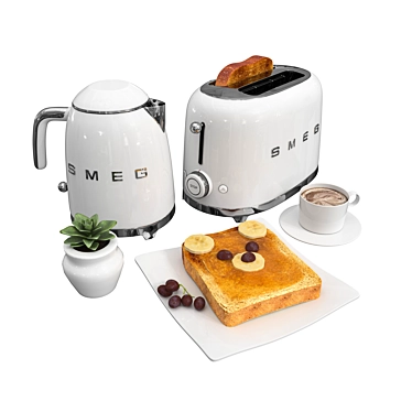 Sleek Smeg Edit Poly Set 3D model image 1 