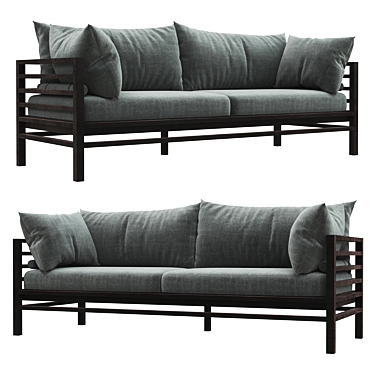 Ritzwell Exclusive Sofa: Polys 80680 Verts 81676 3D model image 1 