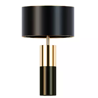 Vintage LED Table Lamp 3D model image 1 