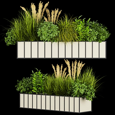 Indoor Leaf Grass Collection Vol. 324 3D model image 1 