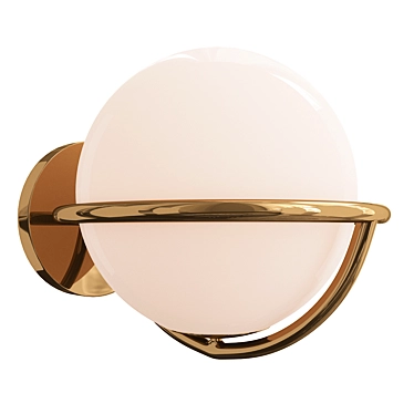 Apollo Sconce BBS: Stylish Wall Lamp 3D model image 1 