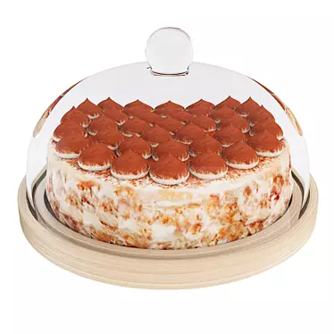 Decadent Tiramisu Delight 3D model image 1 