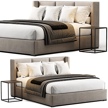 Cozy Retreat Pet Bed 3D model image 1 