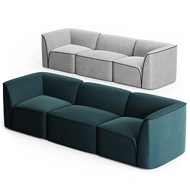 Flora Organic Modular Sofa 3D model image 1 