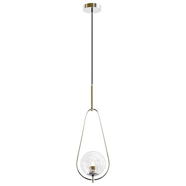 Stylish Globo Pendant Light 3D model image 1 