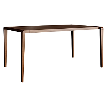 Dakota Dining Table - Stylish and Spacious 3D model image 1 