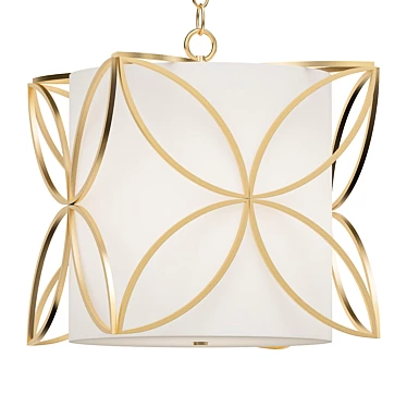 Elegant Belton Chandelier: Illuminate Your Space 3D model image 1 