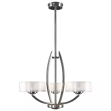 Modern Elegance: Hinkley Meridian Chandelier 3D model image 1 