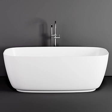 Hudson Reed Bella Square Freestanding Bath 3D model image 1 