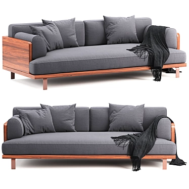 Elegant Maria Sofa: Timeless Comfort 3D model image 1 