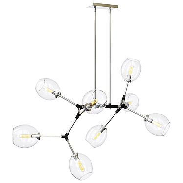 Modern Nexpo Linear Pendant 3D model image 1 