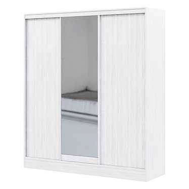 Optima 3-door Sliding Wardrobe 3D model image 1 