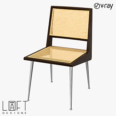 Vintage Loft Chair 3D model image 1 