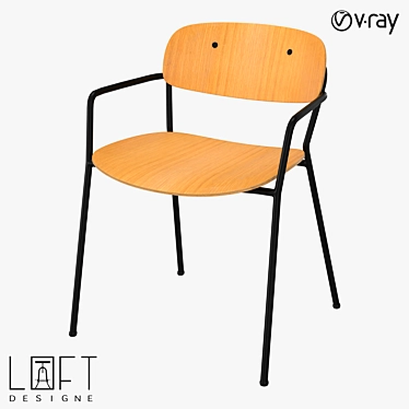 Modern Chair LoftDesign 37115 3D model image 1 