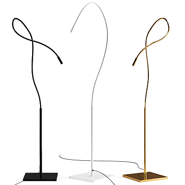 Puntina by Vesoi Modern Floor Lamp 3D model image 1 