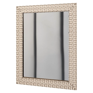 Vintage-inspired Mirror Frame 3D model image 1 