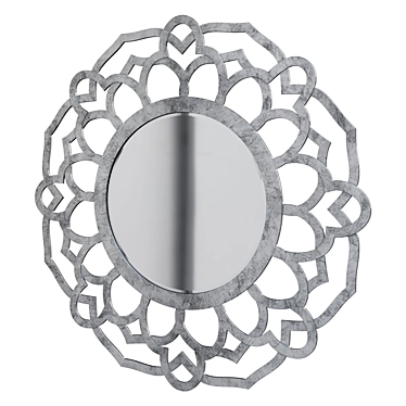 Elegant Framed Mirror: M1304A 3D model image 1 