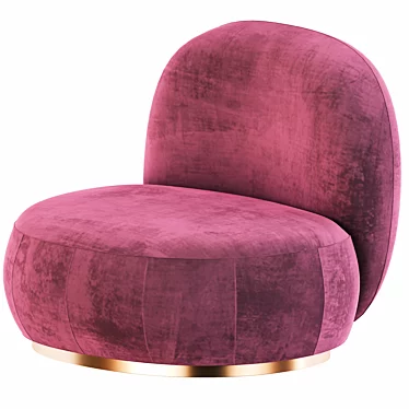 Gorgeous Gubi Pacha Lounge Chair 3D model image 1 